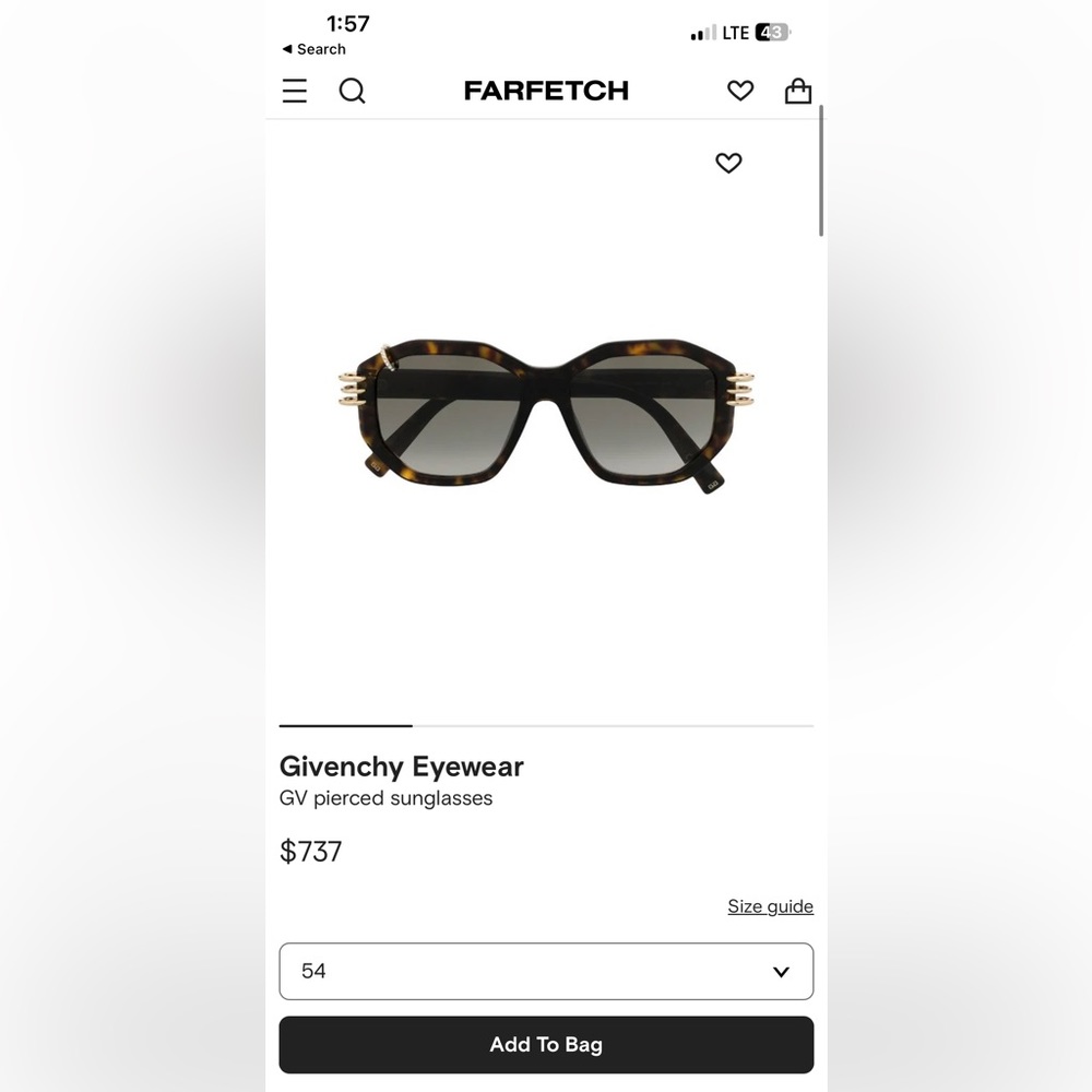 Givenchy Pierced sunglasses